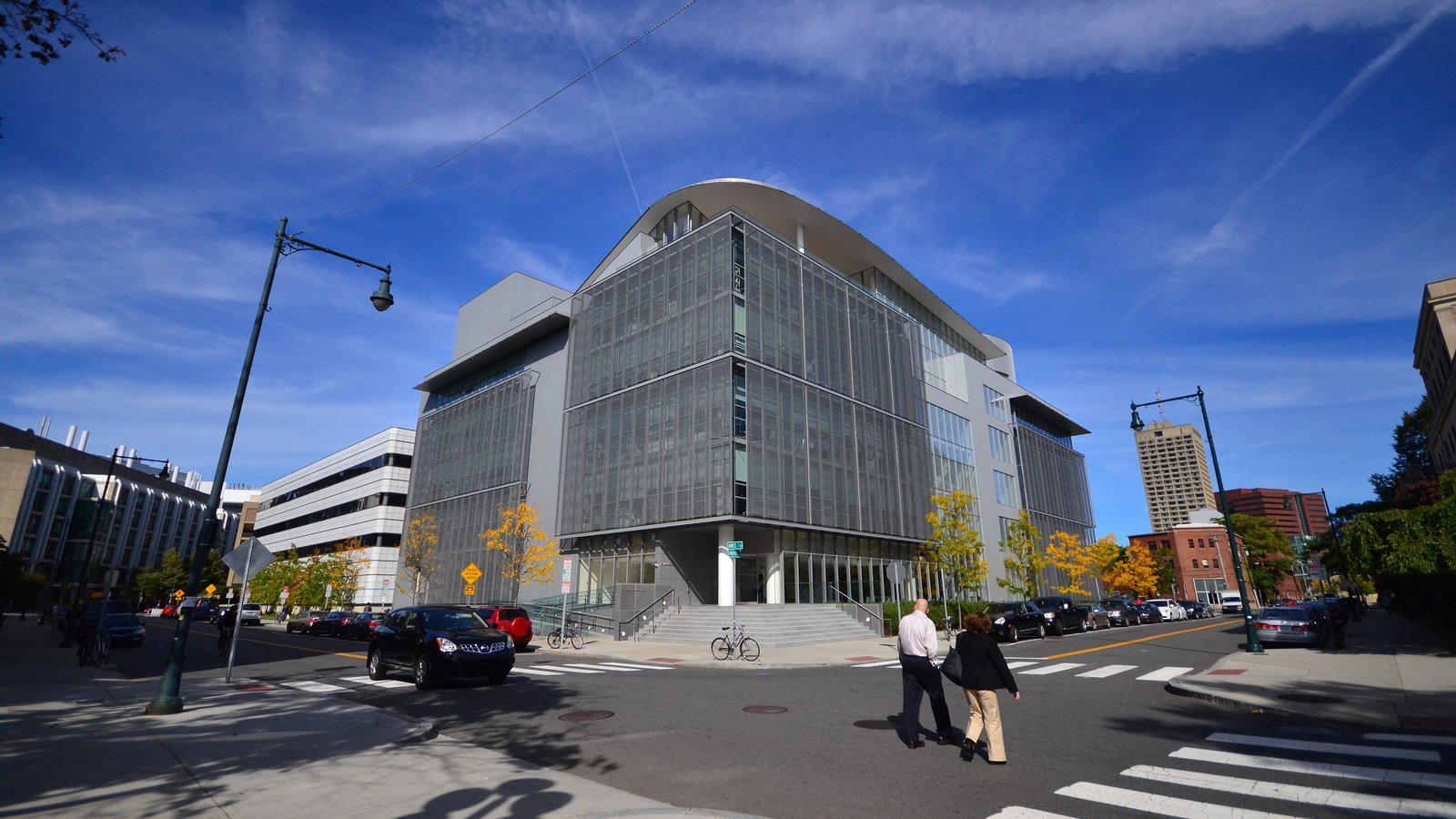The MIT Media Lab building (E14) in Cambridge